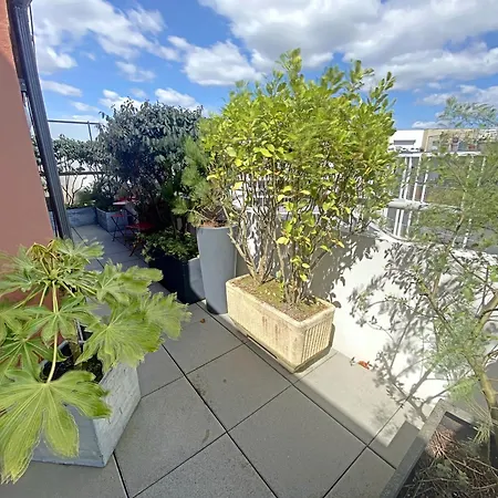 Penthouse Au Coeur De Avec Terrasses, Spa, Parking Securise Et Proche Des Plages - Fr-1-349-225 公寓