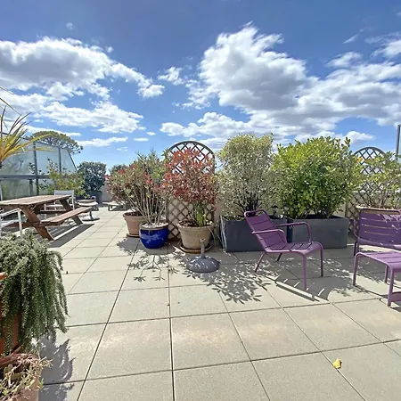 Penthouse Au Coeur De Avec Terrasses, Spa, Parking Securise Et Proche Des Plages - Fr-1-349-225 公寓